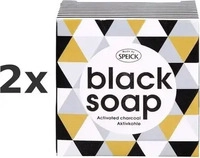 PZN-DE 15431898, Speick Naturkosmetik BLACK SOAP Aktivkohle 100 g, Grundpreis: &euro;