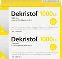 PZN-DE 10068967, MIBE Arzneimittel DEKRISTOL 1.000 I.E. Tabletten 200 St, Grundpreis: