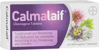 PZN-DE 16808052, Bayer Vital CALMALAIF &uuml;berzogene Tabletten 40 St, Grundpreis: