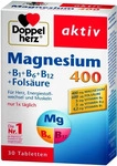 Doppelherz 47300, Doppelherz Magnesium 400 + B1 + B6 + B12 + Fols&auml;ure 30 St&uuml;ck