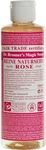 Dr. Bronner's OLRO08-DE, Dr. Bronner's 18-in-1 Naturseife Rose 240 ml