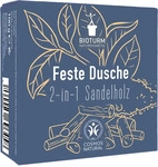 BIOTURM Feste Dusche 2 in 1 Sandelholz 100 g