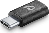 CELLULARLINE CHADUSBCK, Cellularline Kompakt Adapter, schwarz CHADUSBCK Micro USB