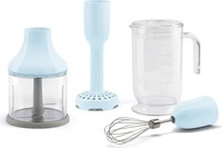 SMEG HBAC11PB, SMEG HBAC11PB Stabmixer-Zubeh&ouml;r 4er-Set, pastellblau