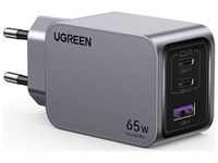 UGREEN 25871, Ugreen Nexode Pro 65W USB-C Ladegerät 3-Ports Mini GaN