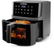 NUTRIBULLET NBA081B, NutriBullet Twin Drawer Air Fryer Black Hei&szlig;luftfritteuse,