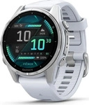 GARMIN 010-02903-00, Garmin Fenix 8 43mm Steinweiss/Silber 010-02903-00 GPS