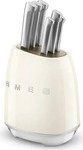 SMEG KBSF02CR, SMEG KBSF02CR Messerblock 6 teilig creme, Messerset