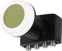 VIVANCO STL UQP2A-N, Vivanco Universal Premium Quattro LNB schwarz