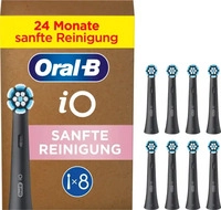 Oral-B Aufsteckb&uuml;rsten iO Sanfte Reinigung 8er Pack, Schwarz