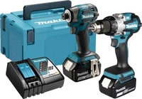 MAKITA DLX2527TJ, Makita DLX2527TJ Kombo-Kit LXT mit Schlagschrauber, Bohrschrauber ,