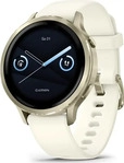 GARMIN 010-03013-00, Garmin Venu 4 lunargold/bone 41mm 010-03013-00, Silikonarmband
