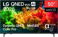 LG 50QNED80B6B, LG 50QNED80B6B 4K QNED evo MiniLED TV 126 cm (50"),