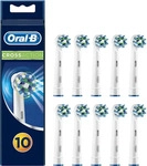 Oral-B Aufsteckb&uuml;rsten CrossAction 10er Packung, wei&szlig;