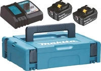 MAKITA 198116-4, Makita Powersource-Kit Starterset 198116-4, 2 St&uuml;ck 6,0 Ah Akkus &