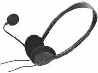 VIVANCO IT-HS BASIC RC, VIVANCO Stereo Headset mit Mikrofon 36651 IT-HS BASIC RC