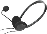 VIVANCO VVHEADWORKMATEK, VIVANCO Vivano Stereo Headset mit Mikrofon ultraleicht mit
