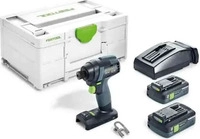 FESTOOL 576482, Festool TID 18 HPC 4.0 I-Plus Akku-Schlagschrauber inkl. Koffer + 2