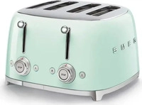 SMEG TSF03PGEU, SMEG TSF03PGEU 4-Schlitz-Toaster 50's Retro Style, Pastellgr&uuml;n