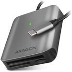AXAGON CRE-S3C Externer Kartenleser USB-C 3.2 Gen 1, 3-Slot, SD/microSD/CF, UHS-II