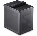 Jonsbo C6 PC-Geh&auml;use, Mini-Tower, Micro-ATX, mit Tragegriff - schwarz GEJB-133