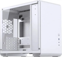 Jonsbo U4 MINI WHITE, Jonsbo U4 Mini Micro-ATX-Geh&auml;use, Tempered Glass - wei&szlig;