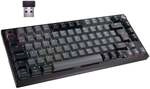 Corsair Gaming K65 Plus Wireless 75% RGB Gaming Tastatur, MLX RED - schwarz, grau