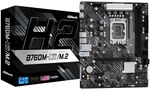 ASRock B760M-H2/M.2 Mainboard, Sockel 1700, Intel B760, mATX, DDR5 MBAR-505