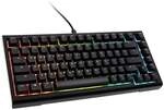 Ducky PKTI2383AST-CRUSPDOECLAAW1, Ducky Tinker 75 Gaming-Tastatur, RGB - MX-Red
