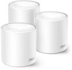 TP-Link Deco X1500 Mesh-Wi-Fi-System, Wi-Fi 6 AX1500, Dual-Band - wei&szlig;, 3er-Pack