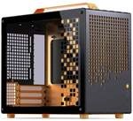 Jonsplus Z20 Micro-ATX Geh&auml;use, mit Tragegriff - schwarz/orange GEJP-014