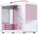 Jonsplus Z20 Micro-ATX Geh&auml;use, mit Tragegriff - wei&szlig;/pink GEJP-011