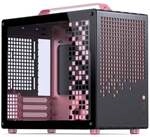 Jonsplus Z20 Micro-ATX Geh&auml;use, mit Tragegriff - schwarz/pink GEJP-012
