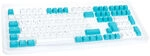 Ducky DKSA109-DEPDBWZOT, Ducky Keycap Set, PBT, ISO (DE) - wei&szlig;/blau