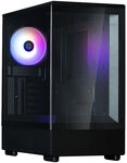 Zalman P10 PC-Geh&auml;use, Mini-Tower, mATX, RGB, Tempered Glass - schwarz GEZA-116