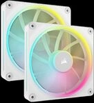 Corsair iCUE Link LX140 RGB, PWM L&uuml;fter, 2er Pack - 140mm, wei&szlig; LUCS-171