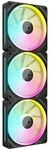 Corsair iCUE Link LX120 RGB, PWM L&uuml;fter, 3er Pack - 120mm, schwarz LUCS-165