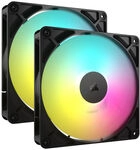 Corsair RS ARGB PWM L&uuml;fter - 2er Pack, 140 mm, schwarz LUCS-155