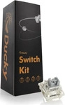 Ducky DSK110-PPA3, Ducky Gateron G Pro Silver Switches, mechanisch, 3-Pin, linear,