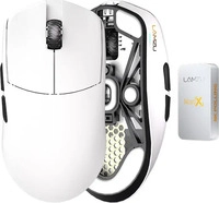 Lamzu Maya X Gaming Maus, 8.000Hz - Cloud White