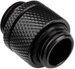 Alphacool Eiszapfen Doppeladapter drehbar G1/4 AG auf G1/4 AG - schwarz WASC-479