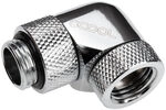 Alphacool Eiszapfen Winkeladapter 90 Grad drehbar G1/4 AG auf G1/4 IG - chrome