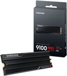 Samsung 9100 PRO Series NVMe SSD, PCIe 5.0 M.2 Typ 2280, mit K&uuml;hlk&ouml;rper - 1TB