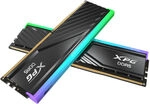 ADATA AX5U6000C3616G-DTLABRBK, ADATA XPG Lancer BLADE RGB DDR5-6000 RAM, CL36-38-38,