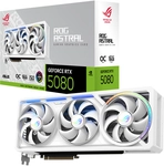 ASUS 90YV0LV4-M0NA00, ASUS ROG Astral GeForce RTX 5080 OC White Edition, 16384 MB
