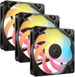 Corsair RS Series RS120-R ARGB PWM-L&uuml;fter - 3er-Pack, 120 mm, schwarz LUCS-184