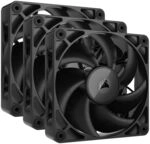 Corsair iCUE LINK RX120 MAX Series, PWM Lüfter, 3er Pack - 120mm, schwarz LUCS-161 Corsair iCUE LINK RX120 MAX Series, PWM Lüfter, 3er Pack - 120mm, schwarz LUCS-161