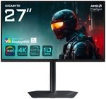 GIGABYTE MO27U2, 27 Zoll 4K Gaming-Monitor, 240Hz, QD-OLED-Panel, FreeSync Premium