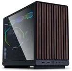 Lian Li A3X-WDG, Lian Li DAN Cases A3-mATX Wood Edition PC-Geh&auml;use, Tempered Glass,