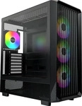 Montech X5 (B), Montech X5 PC-Geh&auml;use, Midi-Tower, E-ATX, ARGB, Tempered Glass -